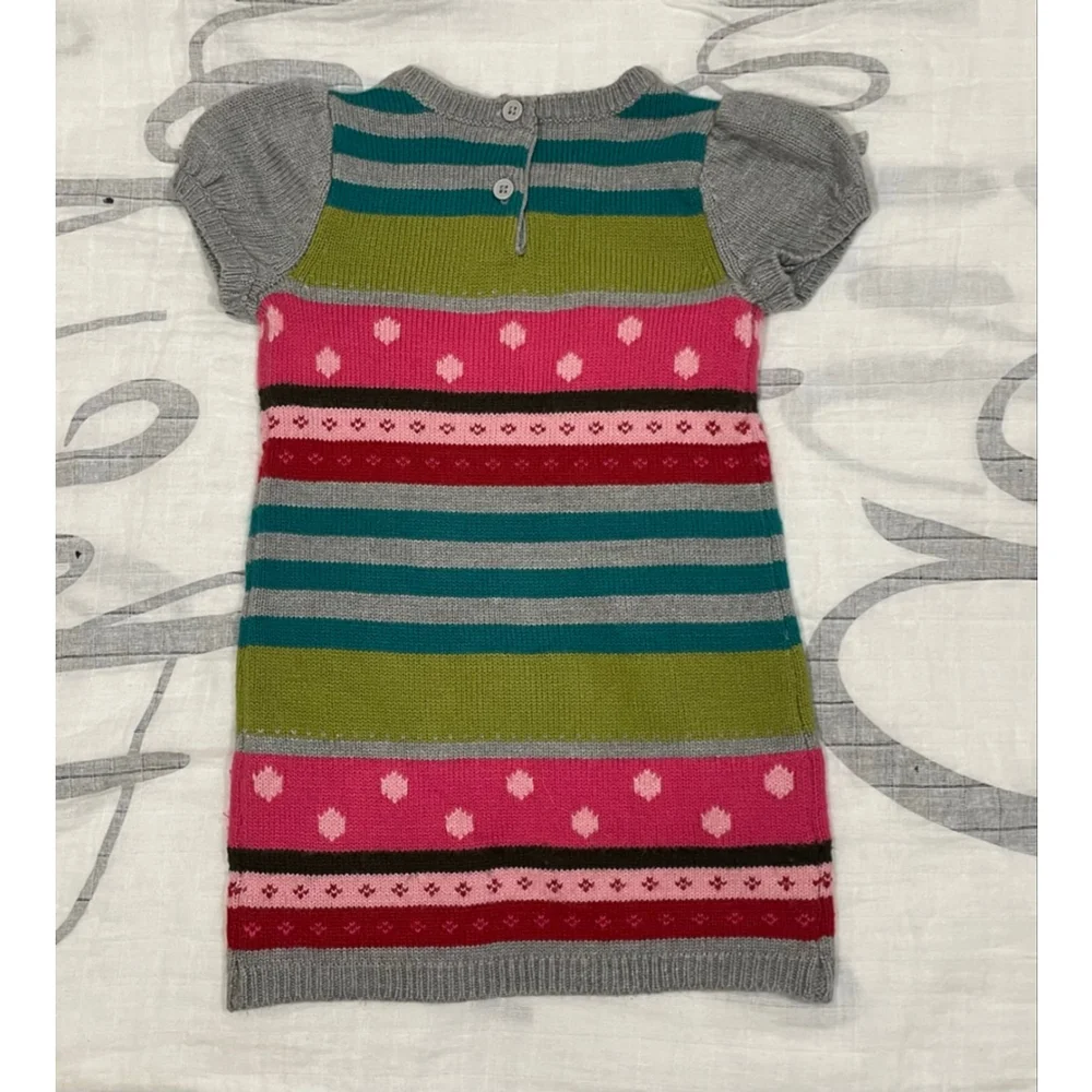Girls Crazy 8 striped 24 months sweater dress